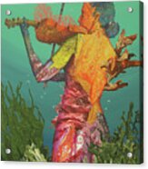 Reef Music - The Violinist Ii Acrylic Print