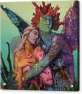 Reef Passion - Psyche And Eros Acrylic Print