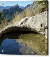 Water Hole In The Mountains Acrylic Print