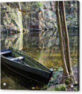 Reflection In The Quarry 1 Acrylic Print