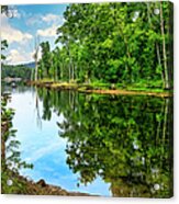 Reflections On The South Fork Acrylic Print