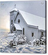Refuge In The Snow Acrylic Print