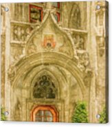 Regal Door, Old Town Munich Acrylic Print