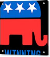 Republican Gop Elephant Winning Acrylic Print