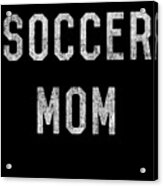 Retro Soccer Mom Acrylic Print