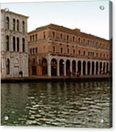 Rialto Bridge In Venice Acrylic Print