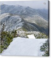 Rime Coated Trees Along The Spine Of The Green Mountains Acrylic Print