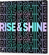 Rise And Shine Retro Acrylic Print