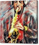 Jazzin In The Rain Acrylic Print