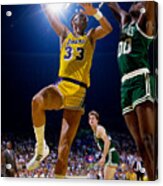 Robert Parish And Kareem Abdul-jabbar Acrylic Print