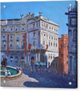 Rome Piazza Republica Acrylic Print