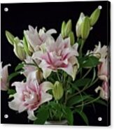 Rose Lily Bouquet Acrylic Print