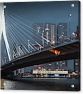 Rotterdam City Skyline Ii Acrylic Print