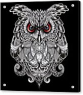 Rubino Scary Owl Acrylic Print