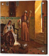 Rudolf Ernst  The Carpet Makers Acrylic Print