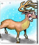 Rudolph The Red Nosed Reindeer #1 Acrylic Print