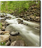 Rushing Waters Of Oak Creek Acrylic Print