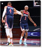 Russell Westbrook And Bradley Beal Acrylic Print