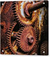 Rusted Gears, Redstone. Acrylic Print