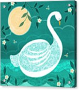 S Is For Swan Acrylic Print
