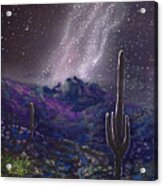 Sabino Canyon Stars, Tucson Acrylic Print