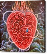 Sacred Heart- The Great Oscillator Acrylic Print