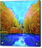 Sacred Pond Peace Acrylic Print