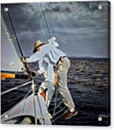 Sailing - Not For Wimps Acrylic Print