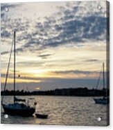 Sailing Sunset Acrylic Print