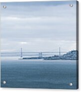 San Francisco - Oakland Bay Bridge Panorama Acrylic Print