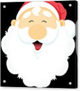 Santa Face Acrylic Print