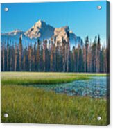 Sawtooths Mountains Acrylic Print