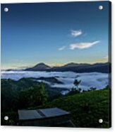 Sea Of Clouds In Mountain Province Acrylic Print