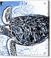 Sea Turtle Mirage Acrylic Print