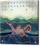 Seahorse Horse - The Hippocamp Surreal Mythology Creature Acrylic Print