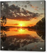 Searing Lake Sunrise Acrylic Print
