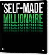 Self Made Millionaire Rich by Mooon Tees