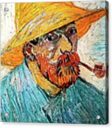 Self Portrait Ii By Vincent Van Gogh Acrylic Print