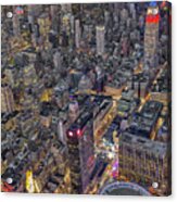 September 11 Aerial Nyc Tribute Acrylic Print