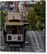 Sf Cable Cars Up And Down Acrylic Print