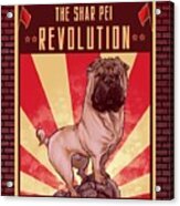 Shar Pei Revolution Acrylic Print