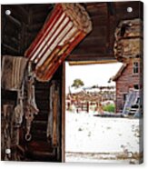 Sharp Ranch, Tack Room Acrylic Print