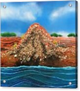 Shell Mound Acrylic Print