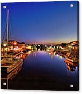 Shem Creek By Night Acrylic Print