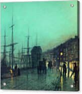 Shipping On The Clyde By John Atkinson Grimshaw 1881 Acrylic Print