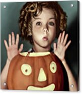 Shirley Temple Halloween Time Acrylic Print
