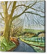 Ratlinghope Lane - Shropshire Acrylic Print