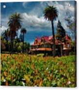 Side View Winchester Mystery House Acrylic Print
