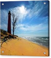 Silver Lake Lighthouse..... Img_8835 Hres Acrylic Print