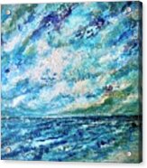 Silver Sea Acrylic Print